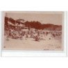 JUAN LES PINS - La plage - CARTE PHOTO - très bon état