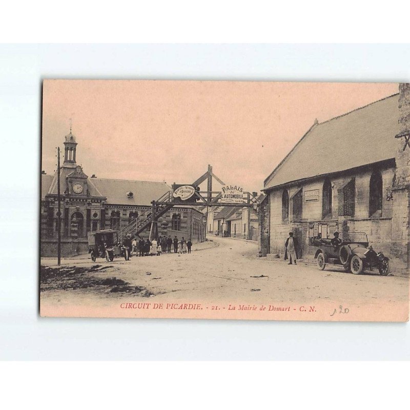 Circuit de Picardie, La Mairie de Domart-sur-la-Luce - état Circuit de Picardie, La Mairie de Domart-sur-la-Luce - état