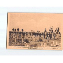 MONTDIDIER : Cimetière National, Arrivée du Cortège des A.C des 125 et 325e pour la Cérémonie, Juin 1916 - très bon état