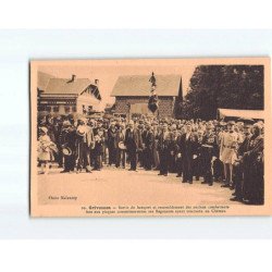 GRIVESNES : Sortie du Banquet et Rassemblement des anciens combattants face aux plaques commémoratives - très bon état