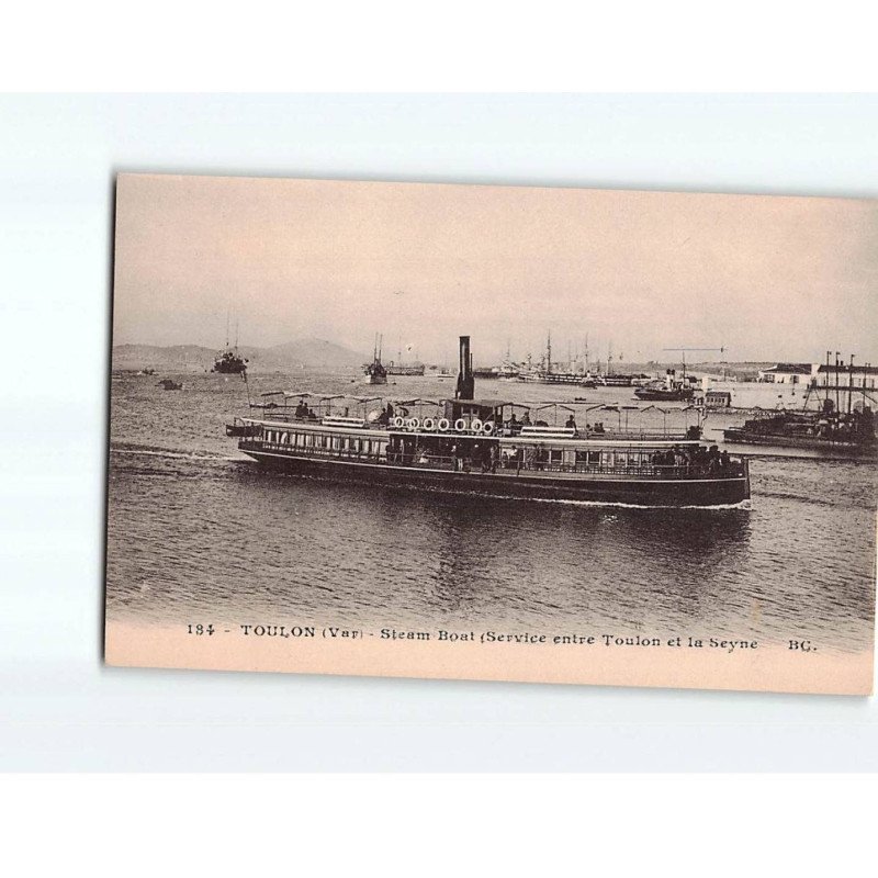 TOULON : Steam Boat, service entre Toulon et la Seyne - très bon état