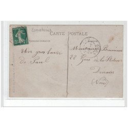 ESQUEHERIES : carte photo de la sellerie bourrellerie vers 1910 - très bon état