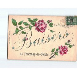 FONTENAY LE COMTE : Carte Souvenir - état