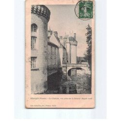 DISSAIS: Le Château, vue prise sur la douve - état