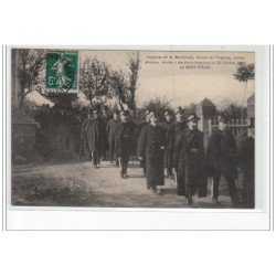 Obsèques de Maruéjouls, député de l'Aveyron décédé à Sainte Croix en 1908 - très bon état