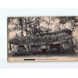 SAINT SAVIOL : Le Dolmen, Monument préhistorique - état