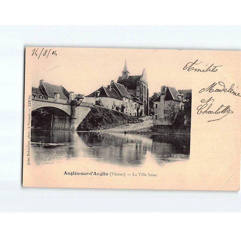 ANGLES SUR L'ANGLIN : La Ville Basse - état ANGLES SUR L'ANGLIN : La Ville Basse - état