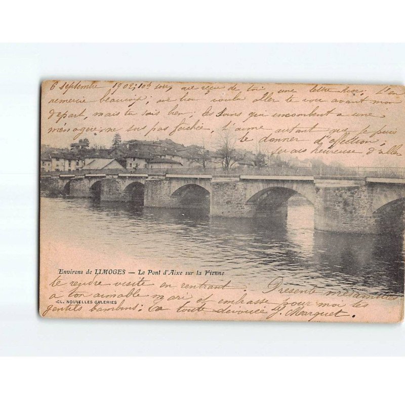 Le pont d'AIXE sur la Vienne - état