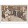 carte photo : Souvenir de la première pierre du BOIS D'AIX en 1909 - très bon état