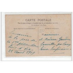 carte photo : Souvenir de la première pierre du BOIS D'AIX en 1909 - très bon état