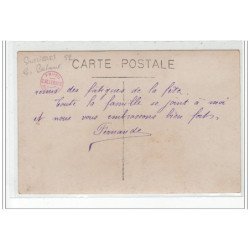 COUBLANC : lot de 4 cartes photos de l'inauguration du monument aux morts - très bon état