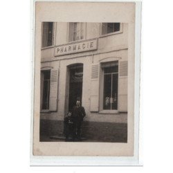 MARCHIENNES : carte photo de la pharmacie CARTIER vers 1910 - très bon état