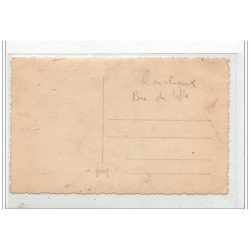 ROUBAIX : carte photo d'un magasin de mode (rue de Lille) vers 1910 - très bon état