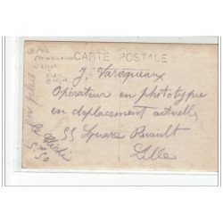 LILLE : carte photo utilisée comme publicité par le photographe Varoqueaux (chateau) vers 1910 - très bon état
