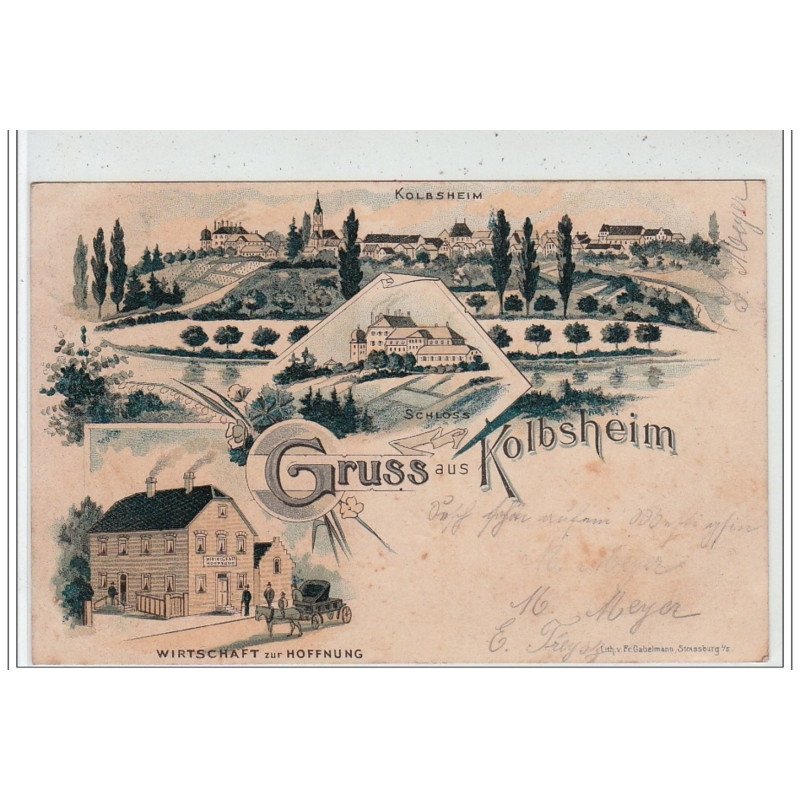 KOLBSHEIM : gruss aus - très bon état KOLBSHEIM : gruss aus - très bon état