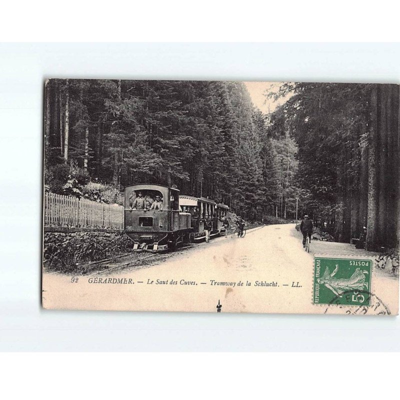 GERARDMER : Le saut des Cuves, Tramway de la Schlucht - état