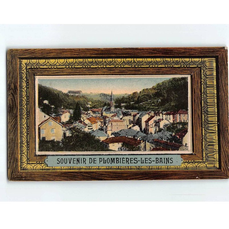 PLOMBIERES LES BAINS : Carte Souvenir, système dépliant - état