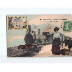 AUXERRE : Carte Souvenir - état