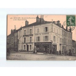 AVALLON : Un coin de la Rue de Lyon et de la Route de Lormes - état