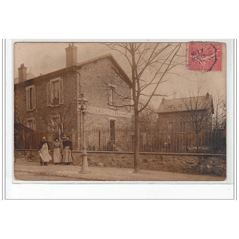 A LOCALISER : carte photo entreprise de maçonnerie GOULAS - très bon état