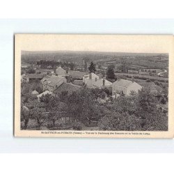 SAINT SAUVEUR EN PUISAYE : Vue sur le Faubourg des Renards et la Vallée du Loing - très bon état