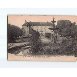 SAINT SAUVEUR : Le Château, la tour sarrazine - état