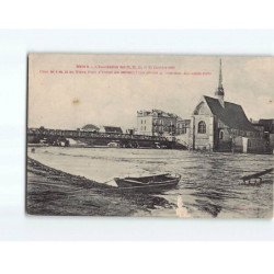 SENS : L'Inondation de 1910 au vieux pont d'Yonne - état