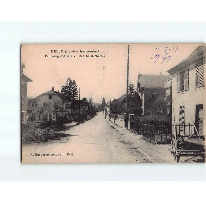 DELLE : Faubourg d'Alsace et Rue Saint-Nicolas - très bon état