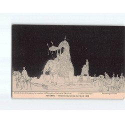 AUXERRE : Retraite Illuminée 1908, Diahir el din Mohammed se rendant à l'exposition Nationale, la Fée électrique - état