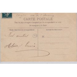 MAINCY : carte photo de l'épicerie - marchand de porcelaines ANNECY (avec 2 attelages devant) - très bon état