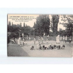 SEVRES : "Les Peupliers", Préventorium, Ecole de plein air de Boulogne Billancourt, séance d'exercices - très bon état