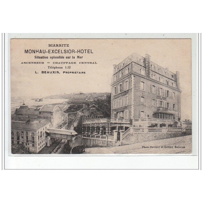 BIARRITZ - Monhau - Excelsior Hotel - très bon état