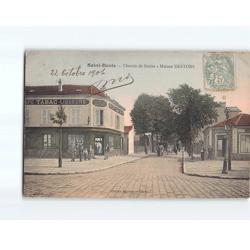 SAINT DENIS : Chemin de Stains, Maison Destors - état