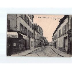 ROMAINVILLE : La rue de Paris - état