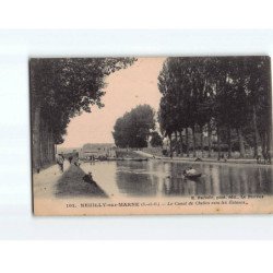 NEUILLY SUR MARNE : Le Canal de Chelles vers les Ecluses - état