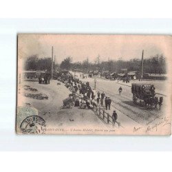 SAINT OUEN : L'Avenue Michelet, Marché aux puces - état