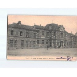 FRESNES : La Mairie, les Ecoles, postes et télégraphe - état