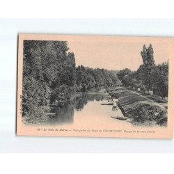 CHAMPIGNY : Le tour de Marne, Vue prise du pont, berge de la Rive Droite - très bon état