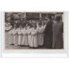 BOURBOURG - CARTE PHOTO - Procession vers 1930 - très bon état