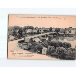 De la Varenne à CHAMPIGNY, panorama du pont pris de CHENNEVIERES - très bon état