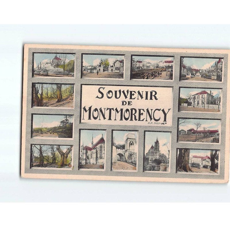 MONTMORENCY : Carte Souvenir - état