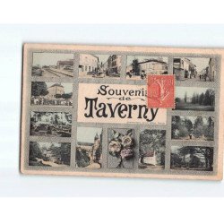 TAVERNY : Carte Souvenir - état