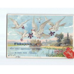 ARNOUVILLE : Carte Souvenir - état