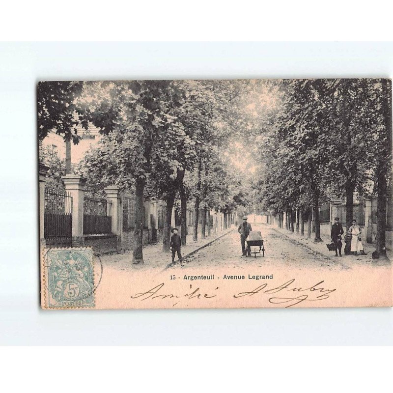 ARGENTEUIL : Avenue Legrand - état