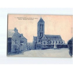 CHAMPAGNE SUR OISE : Mairie, Eglise et monument - état