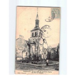 FRANCONVILLE : Ce qui reste de l'ancienne Eglise, au fond, la nouvelle - très bon état