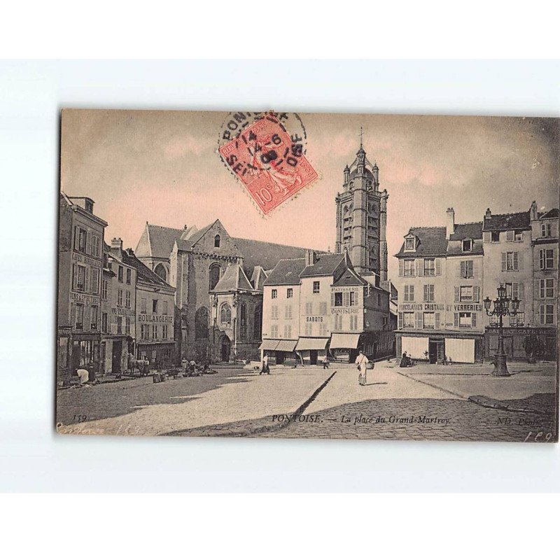 PONTOISE : La place du Grand Martroy - très bon état