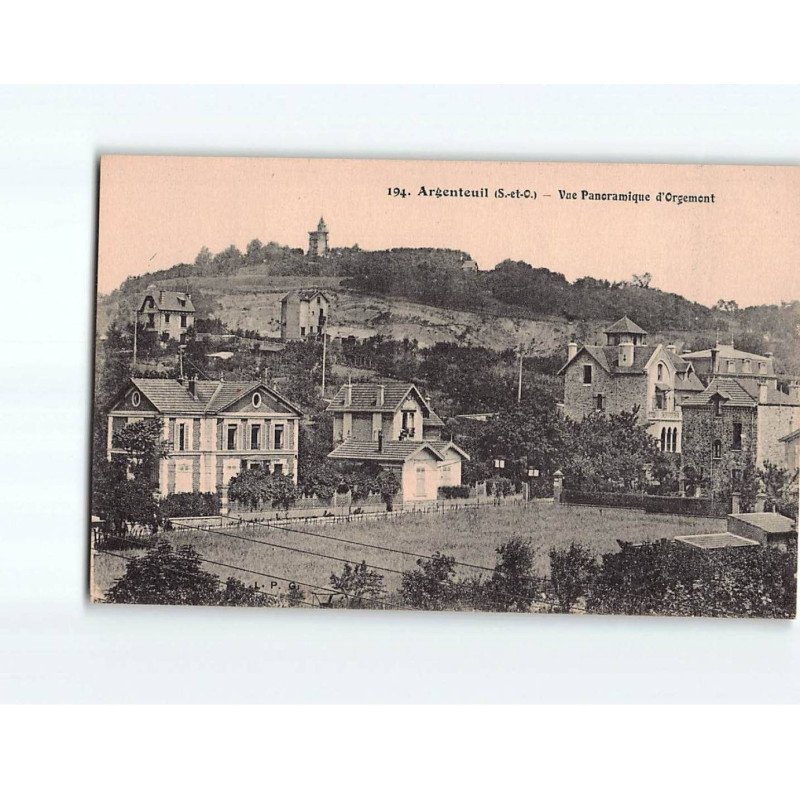 ARGENTEUIL : Vue panoramique d'Orgemont - très bon état