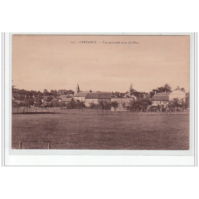CREZANCY - Vue générale prise de l'Est - très bon état