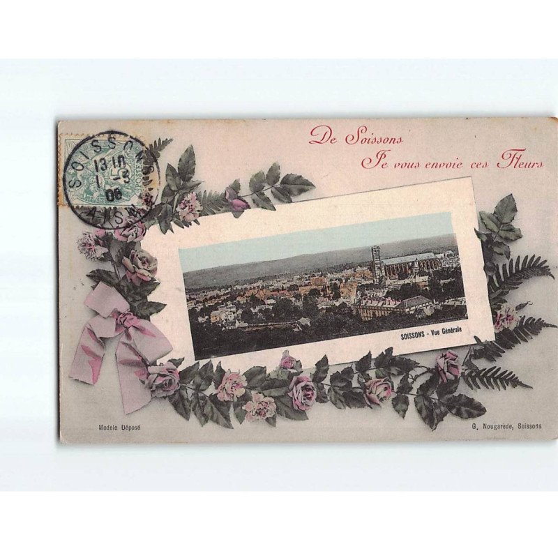 SOISSONS : Vue générale - état SOISSONS : Vue générale - état